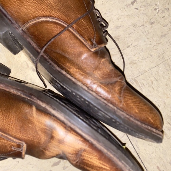 GRENSON Brown Leather‎ Oxford Derby Dress Shoes 111367 Men’s UK 11 US 12 main image 4